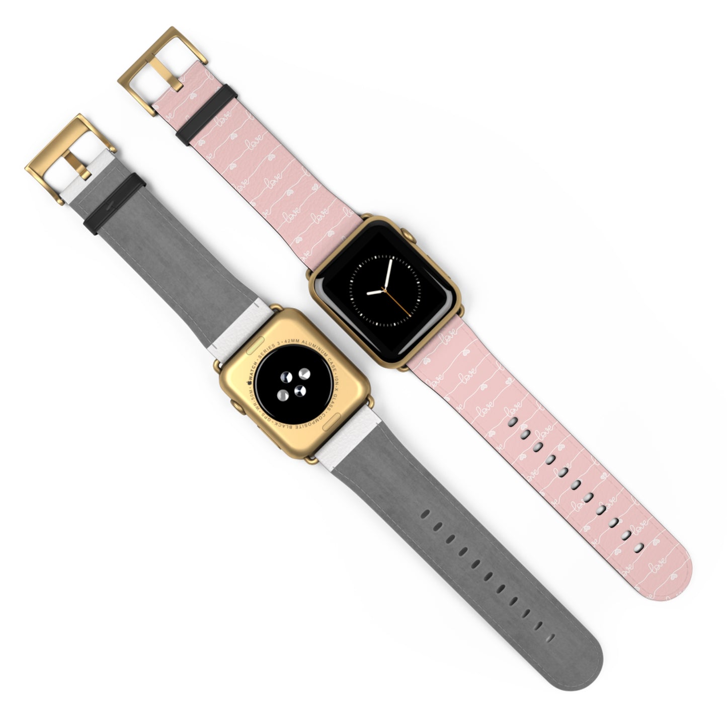 🩷Pastel "Love" Pink Watch Band ✨