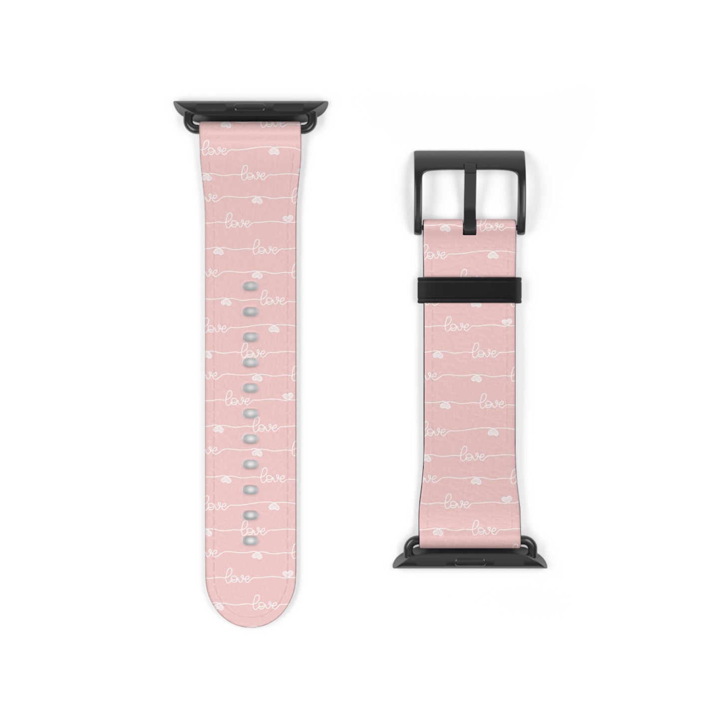 🩷Pastel "Love" Pink Watch Band ✨