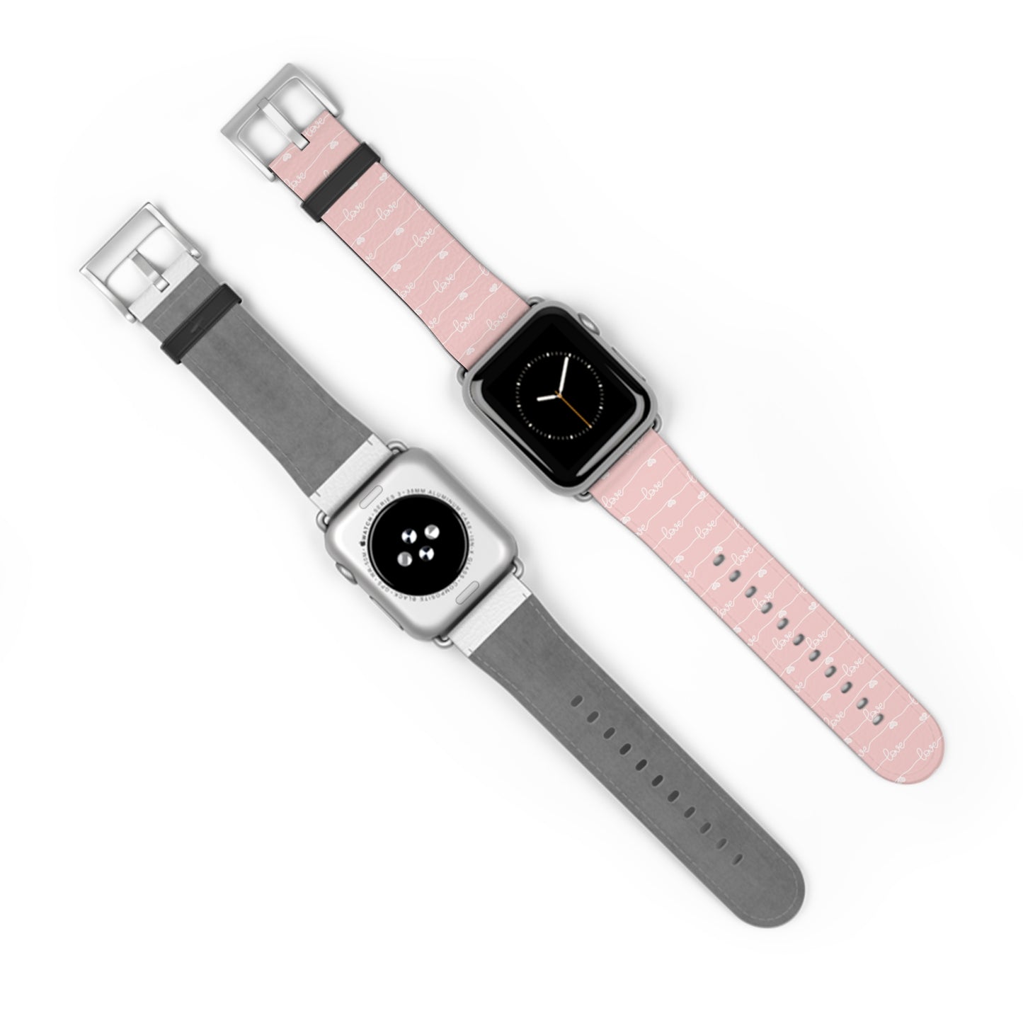🩷Pastel "Love" Pink Watch Band ✨
