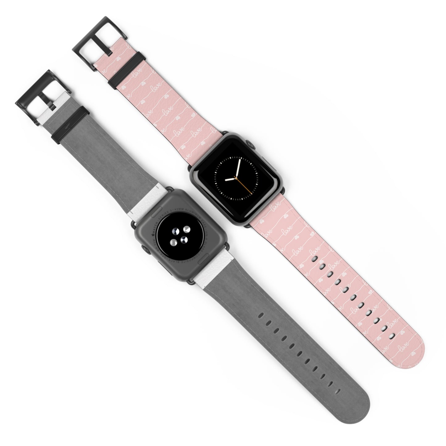 🩷Pastel "Love" Pink Watch Band ✨