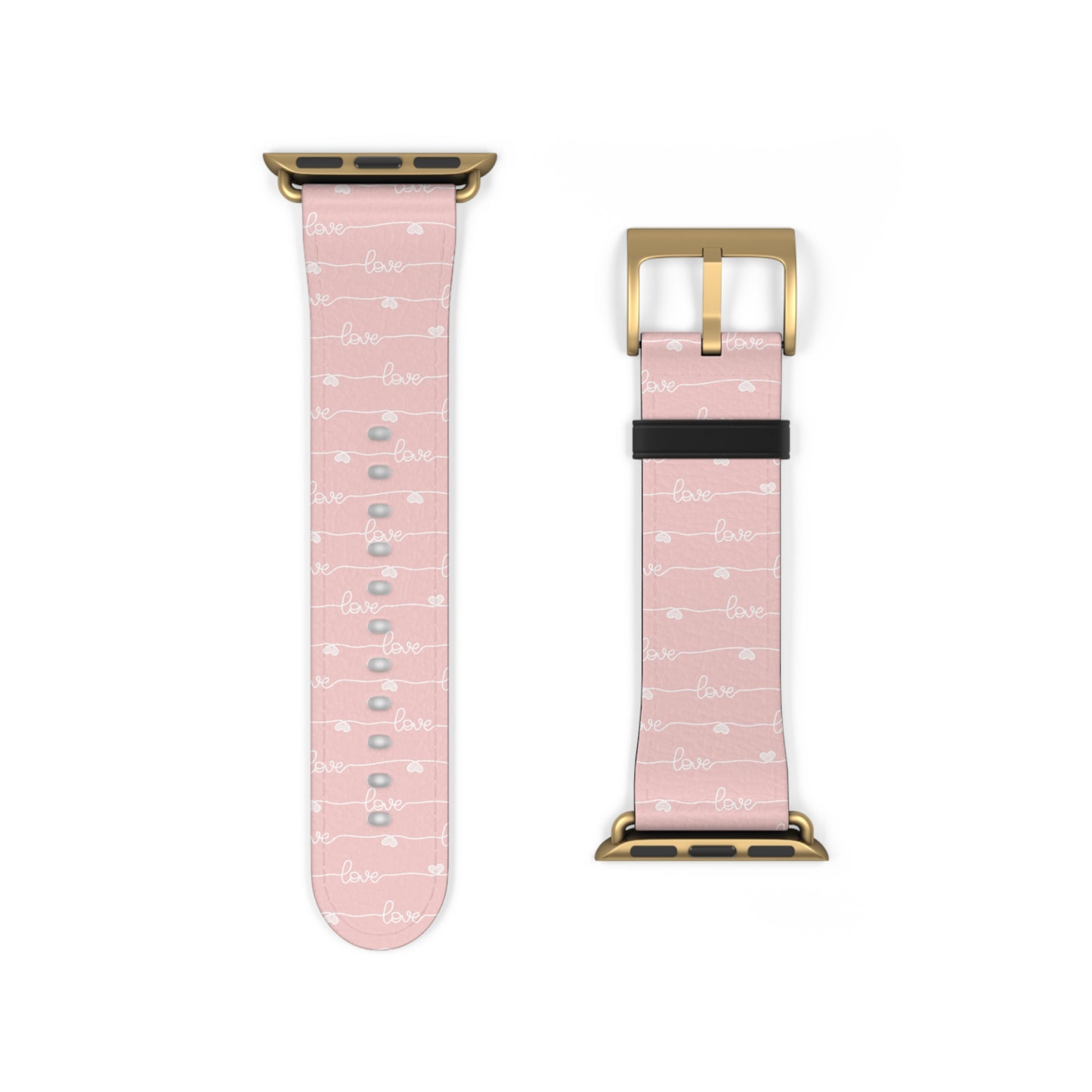 🩷Pastel "Love" Pink Watch Band ✨