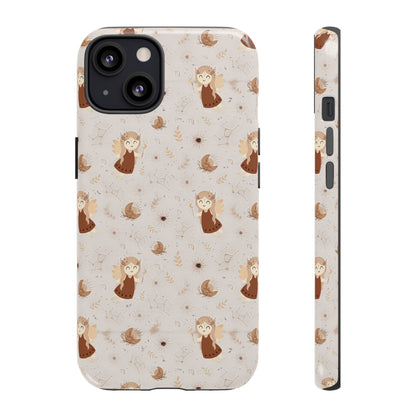 Cappucino " Zodiac Virgo " Tough Phone Cases