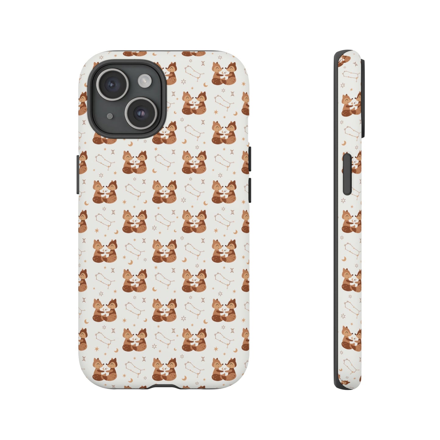 Powder White " Zodiac Gemini " Tough Phone Cases