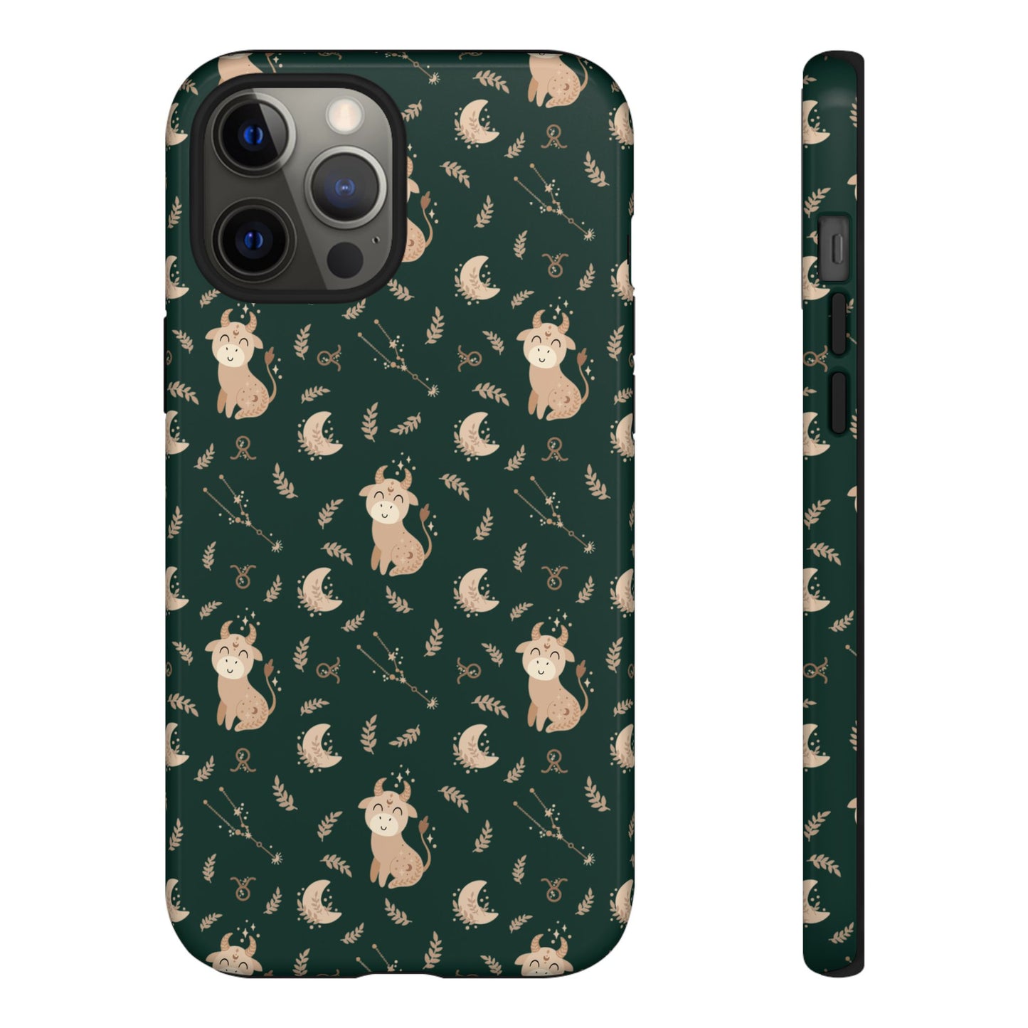 Peacock Green " Zodiac Taurus " Tough Phone Cases