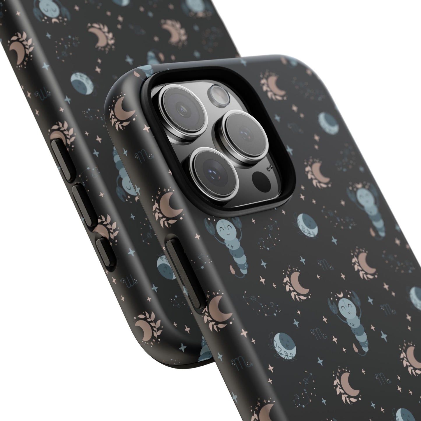 Black " Zodiac Scorpio " Tough Phone Cases