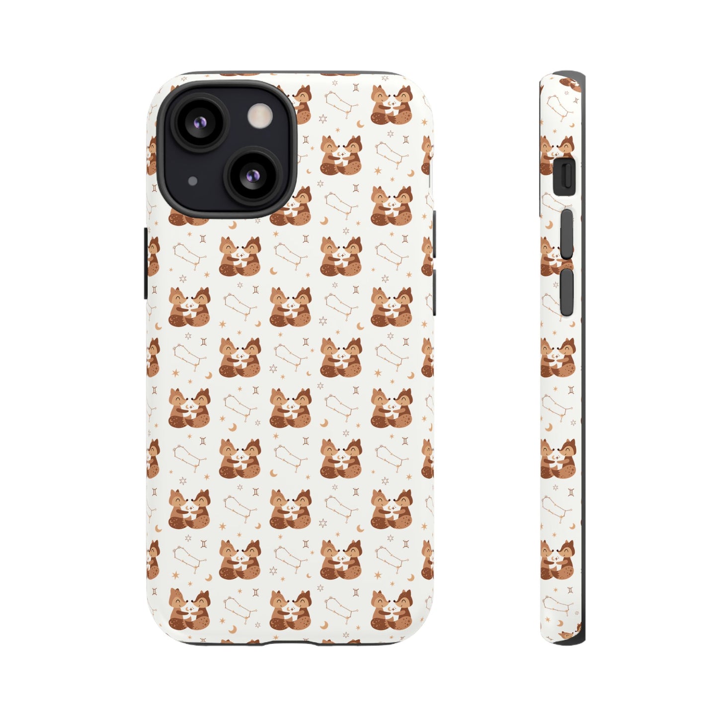Powder White " Zodiac Gemini " Tough Phone Cases