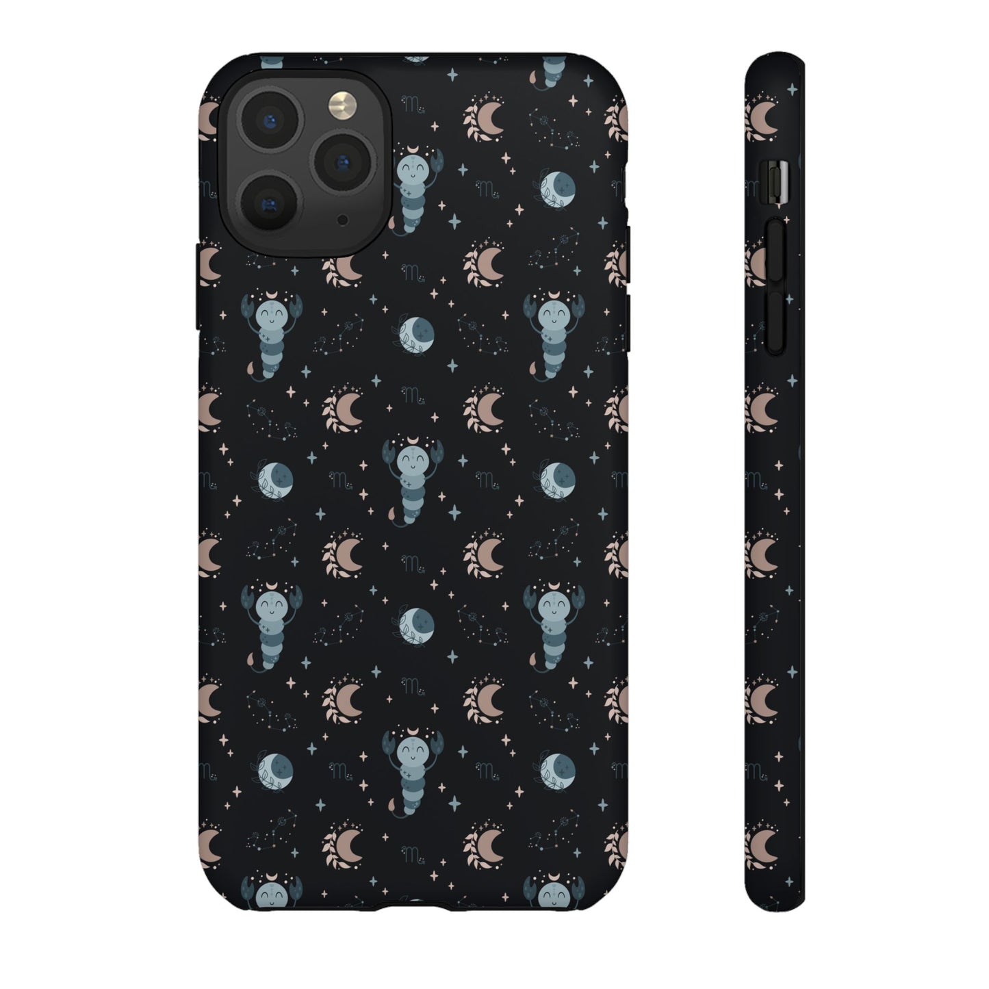 Black " Zodiac Scorpio " Tough Phone Cases