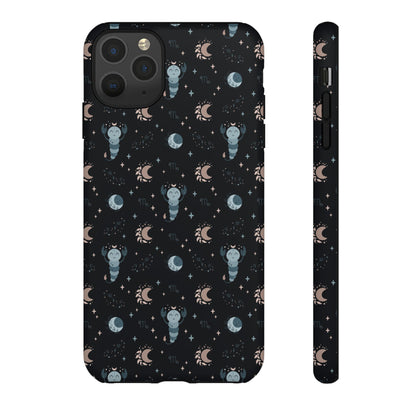 Black " Zodiac Scorpio " Tough Phone Cases