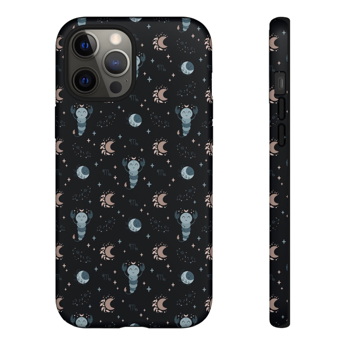 Black " Zodiac Scorpio " Tough Phone Cases