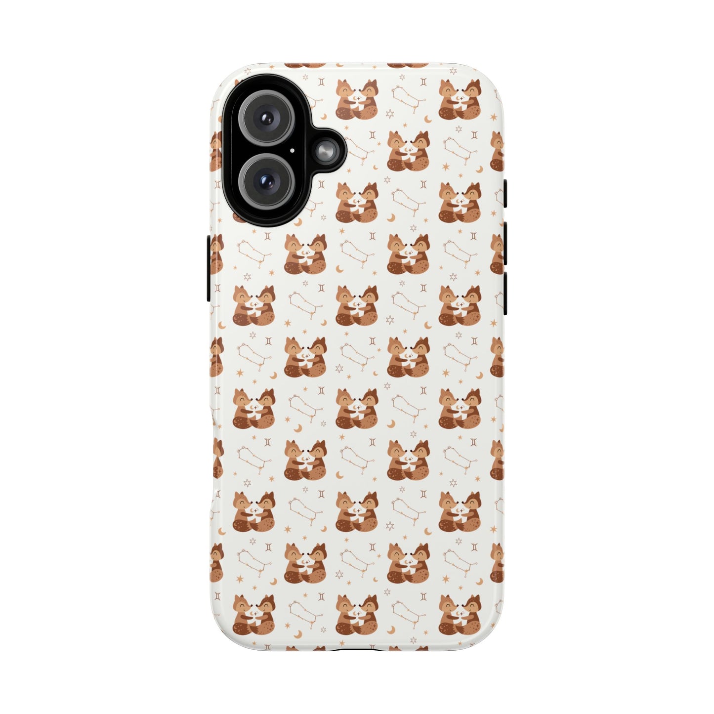 Powder White " Zodiac Gemini " Tough Phone Cases