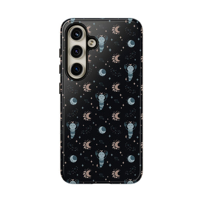 Black " Zodiac Scorpio " Tough Phone Cases