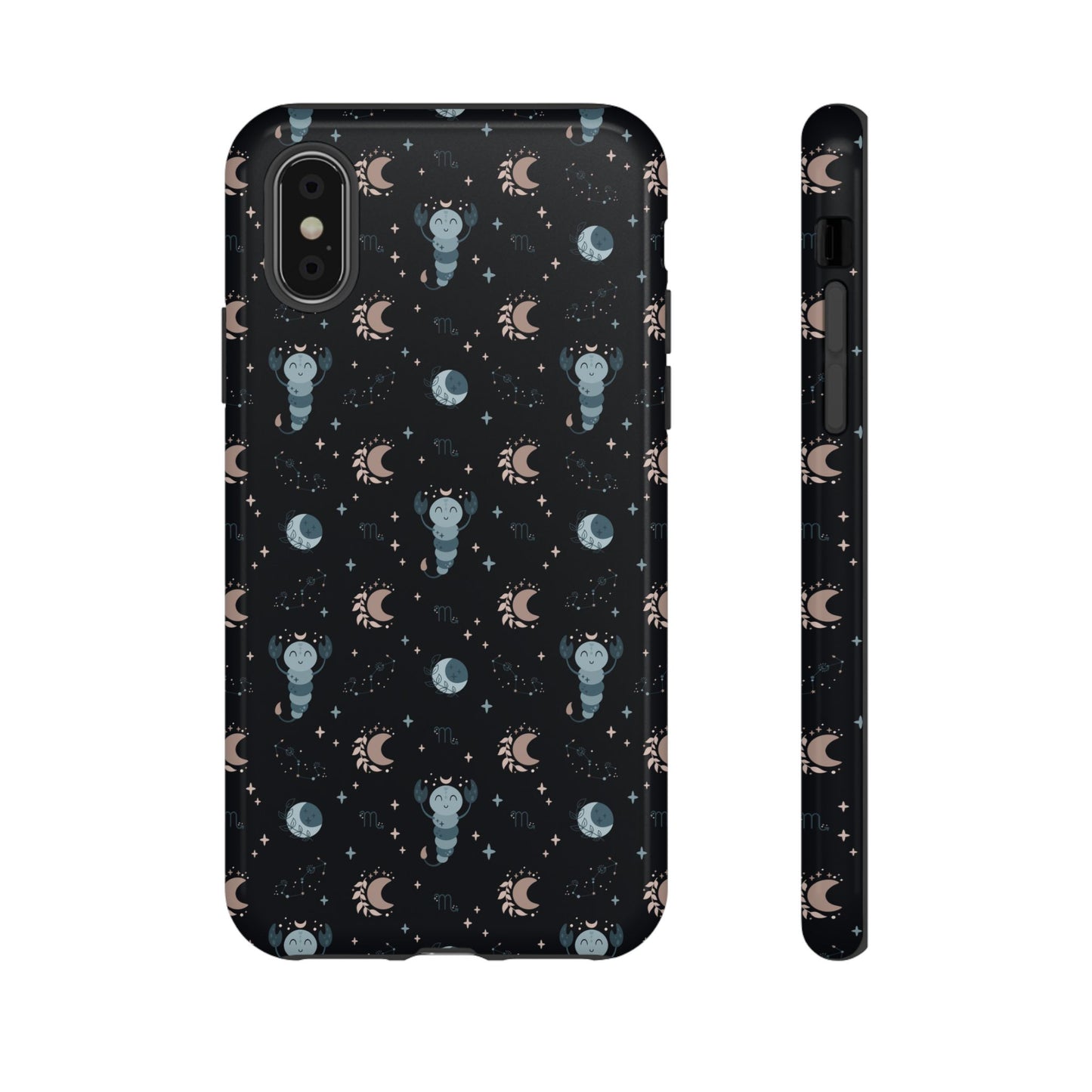 Black " Zodiac Scorpio " Tough Phone Cases