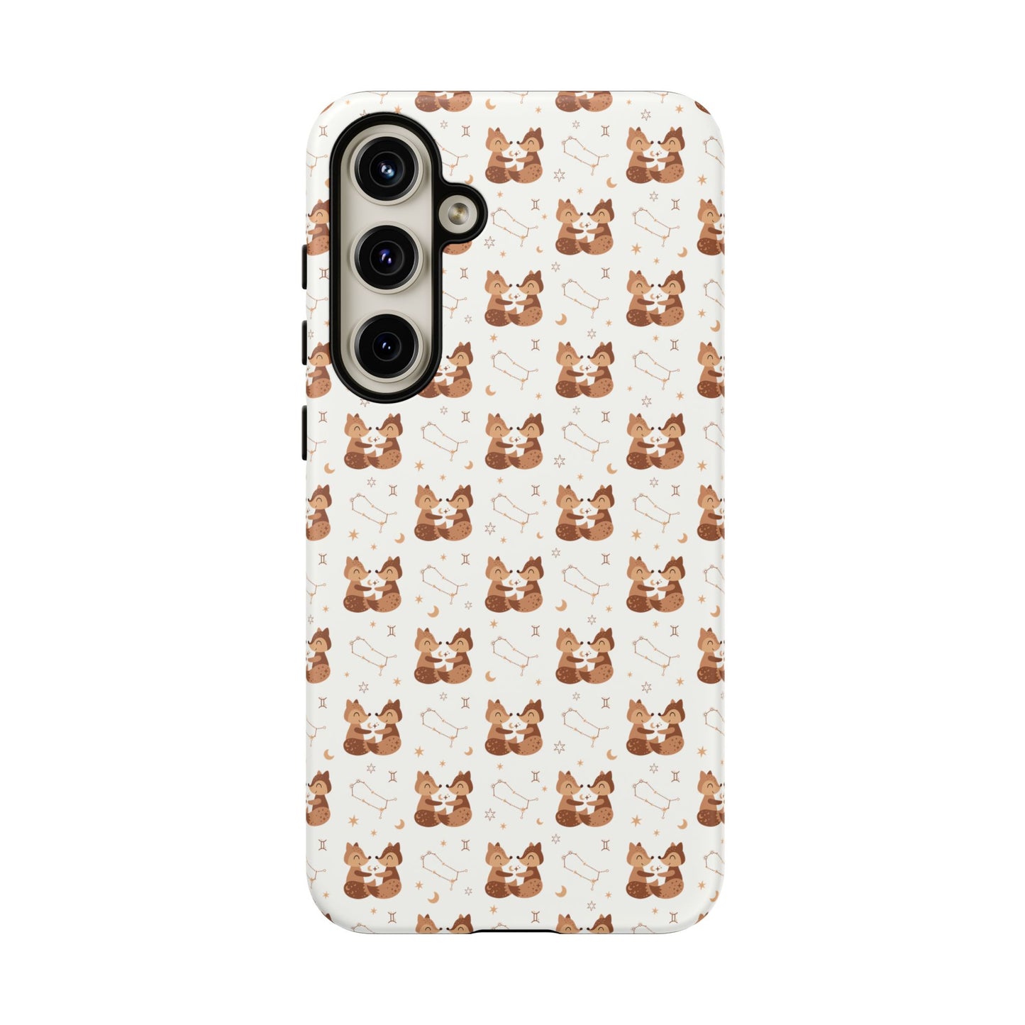 Powder White " Zodiac Gemini " Tough Phone Cases