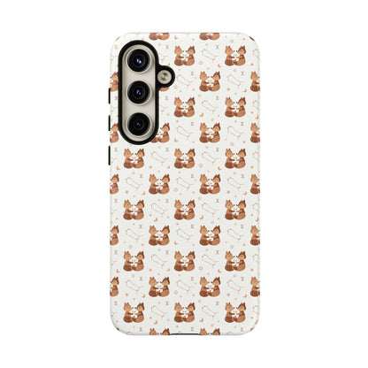 Powder White " Zodiac Gemini " Tough Phone Cases