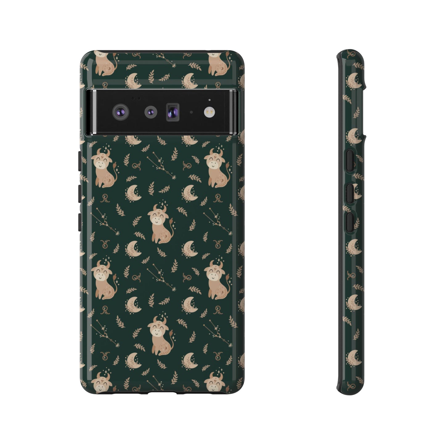 Peacock Green " Zodiac Taurus " Tough Phone Cases