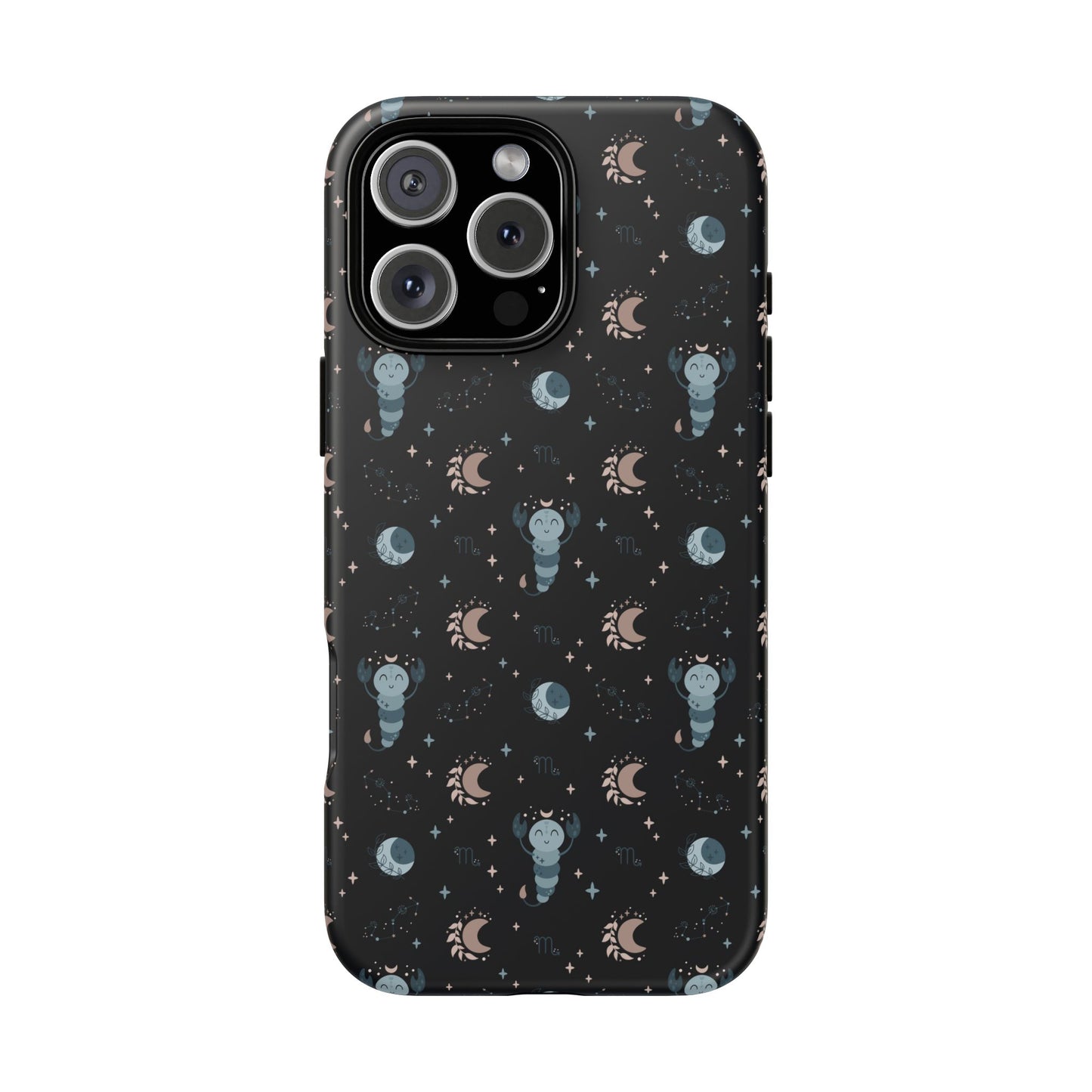 Black " Zodiac Scorpio " Tough Phone Cases