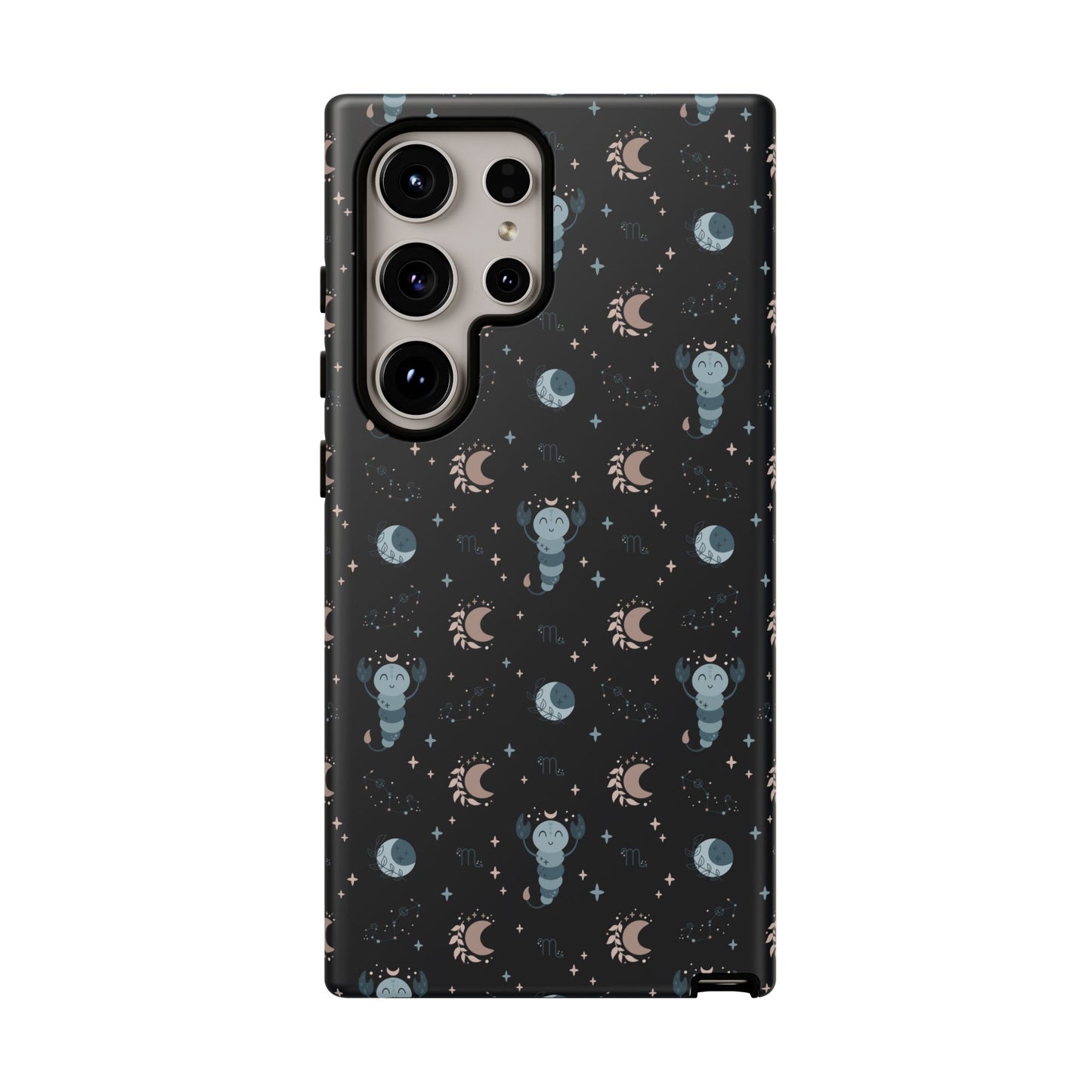 Black " Zodiac Scorpio " Tough Phone Cases