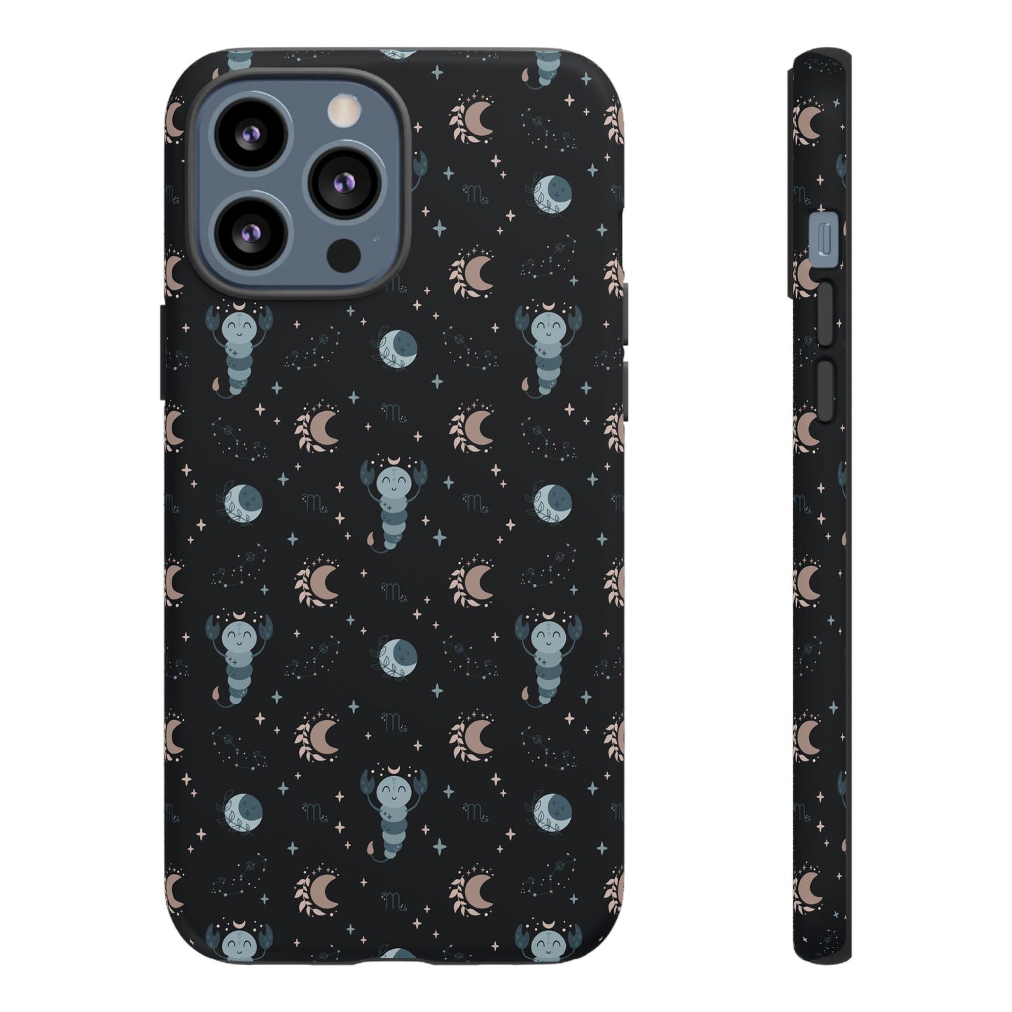 Black " Zodiac Scorpio " Tough Phone Cases