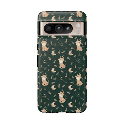 Peacock Green " Zodiac Taurus " Tough Phone Cases