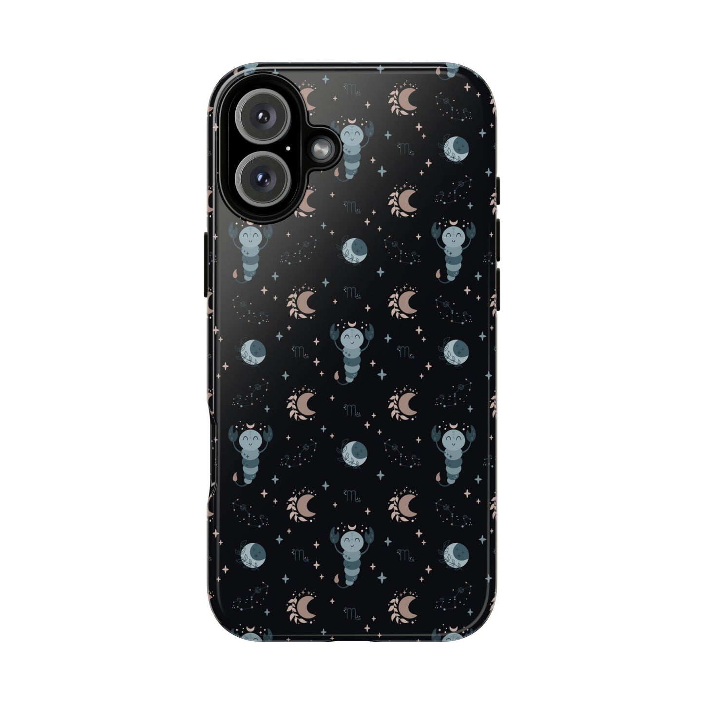 Black " Zodiac Scorpio " Tough Phone Cases