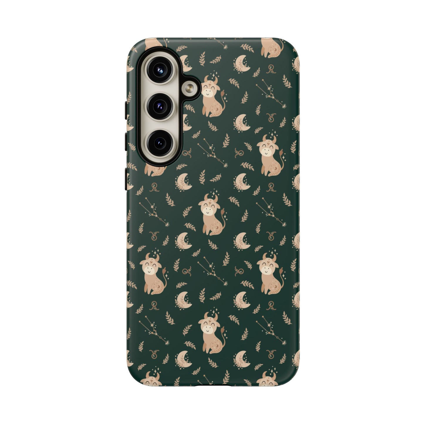 Peacock Green " Zodiac Taurus " Tough Phone Cases