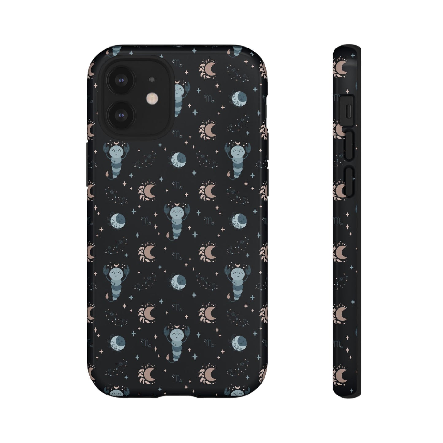 Black " Zodiac Scorpio " Tough Phone Cases