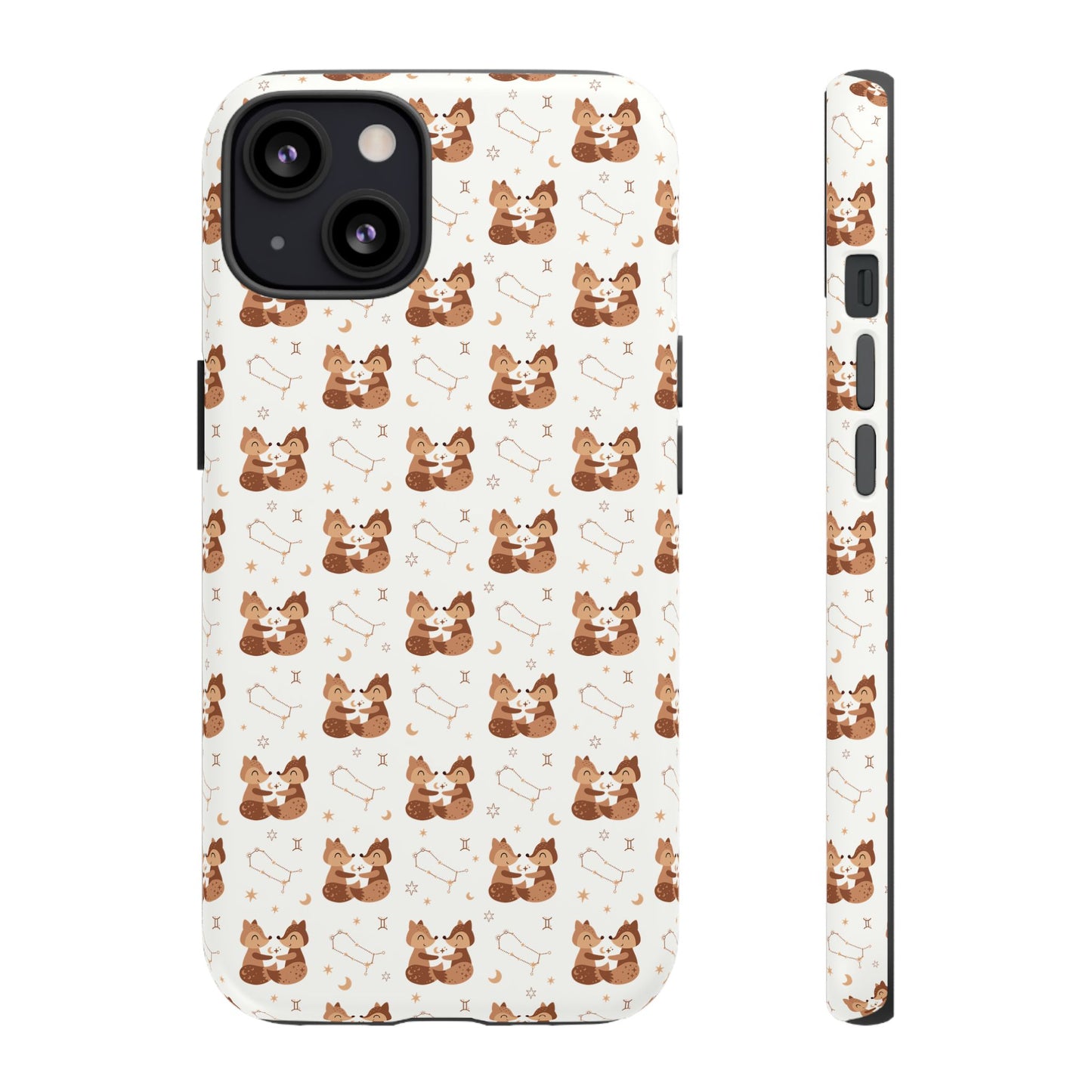 Powder White " Zodiac Gemini " Tough Phone Cases