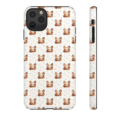 Powder White " Zodiac Gemini " Tough Phone Cases