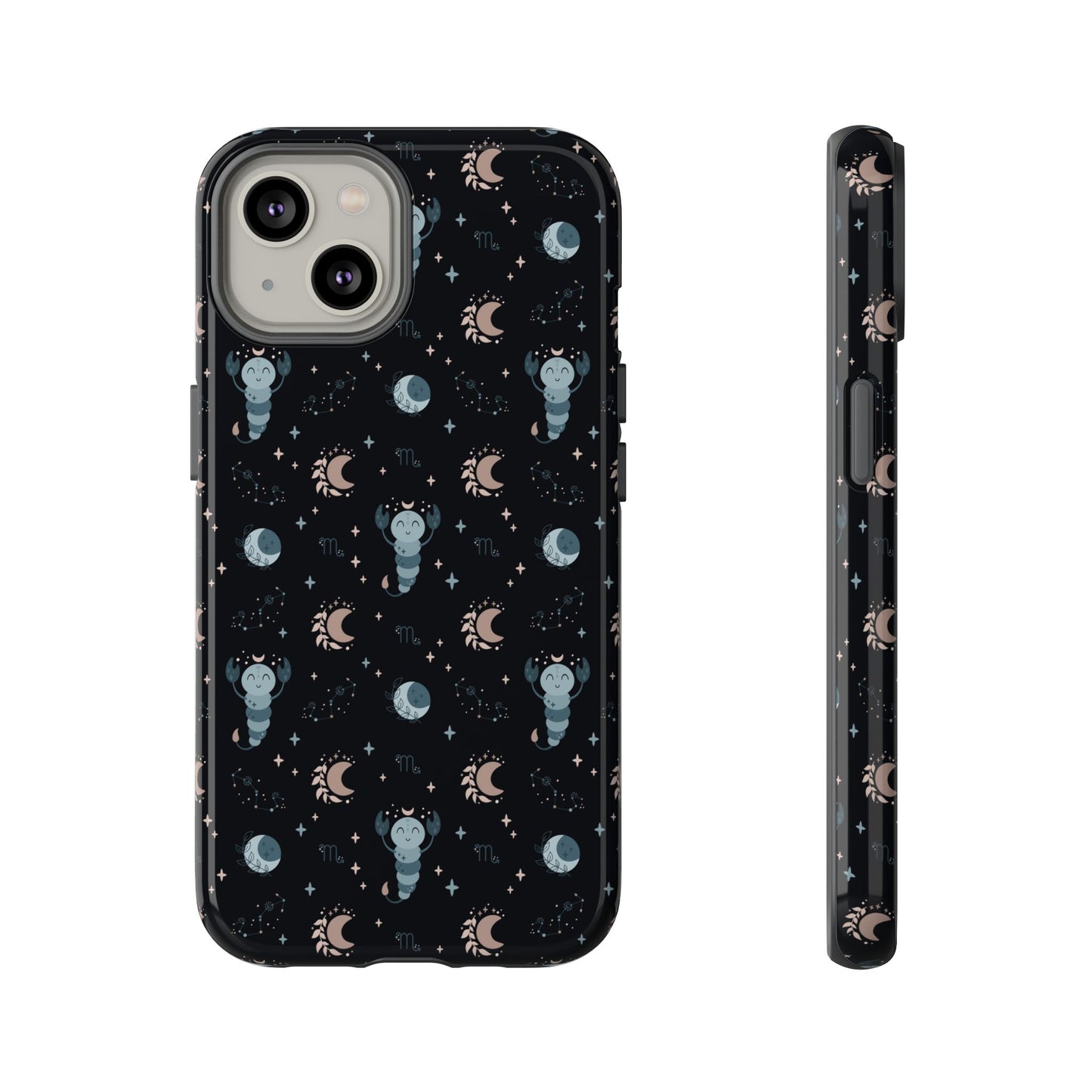 Black " Zodiac Scorpio " Tough Phone Cases