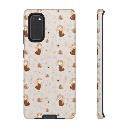 Cappucino " Zodiac Virgo " Tough Phone Cases