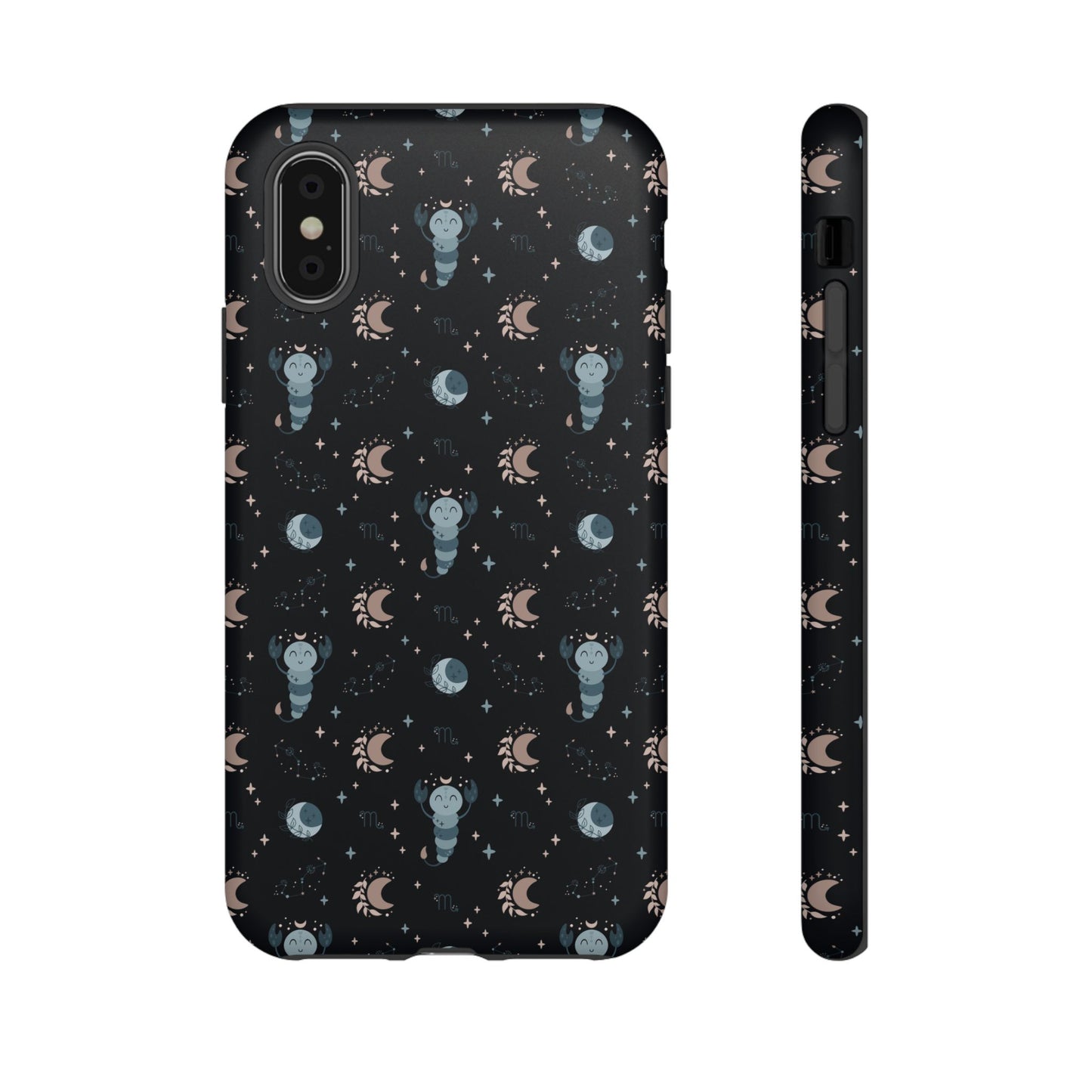 Black " Zodiac Scorpio " Tough Phone Cases