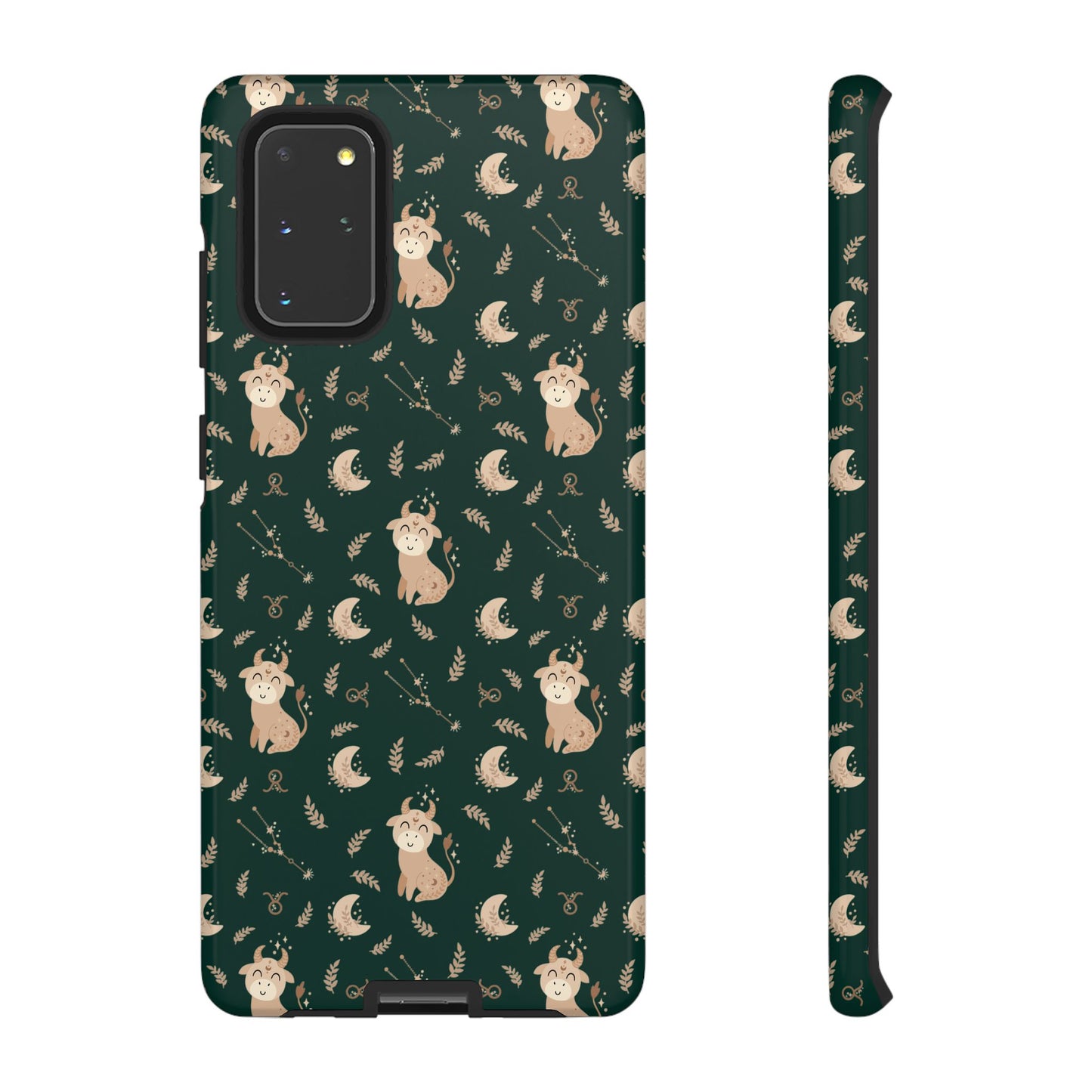 Peacock Green " Zodiac Taurus " Tough Phone Cases
