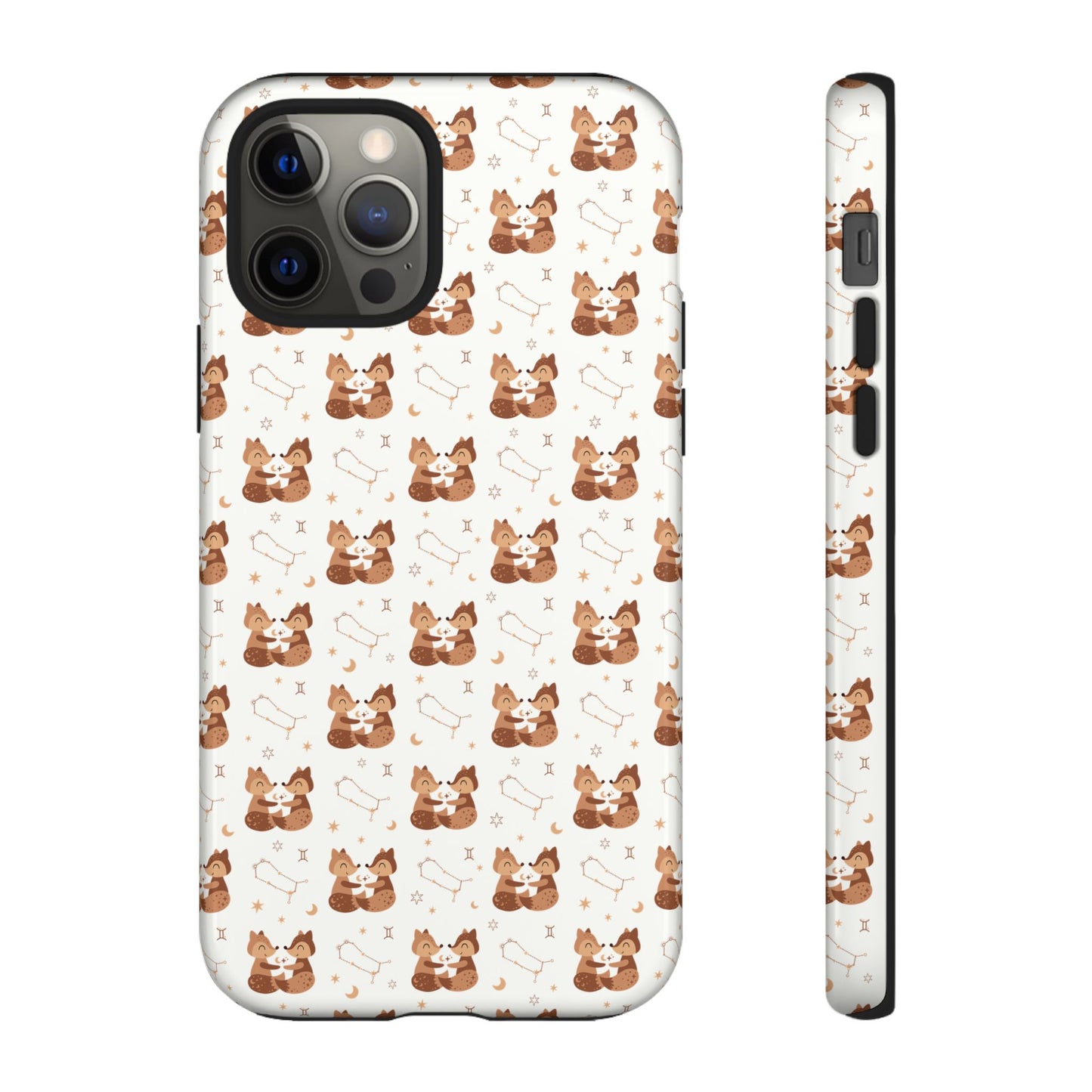 Powder White " Zodiac Gemini " Tough Phone Cases