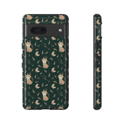 Peacock Green " Zodiac Taurus " Tough Phone Cases