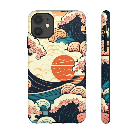 🌊 Japanese Waves 9 Tough Phone Case