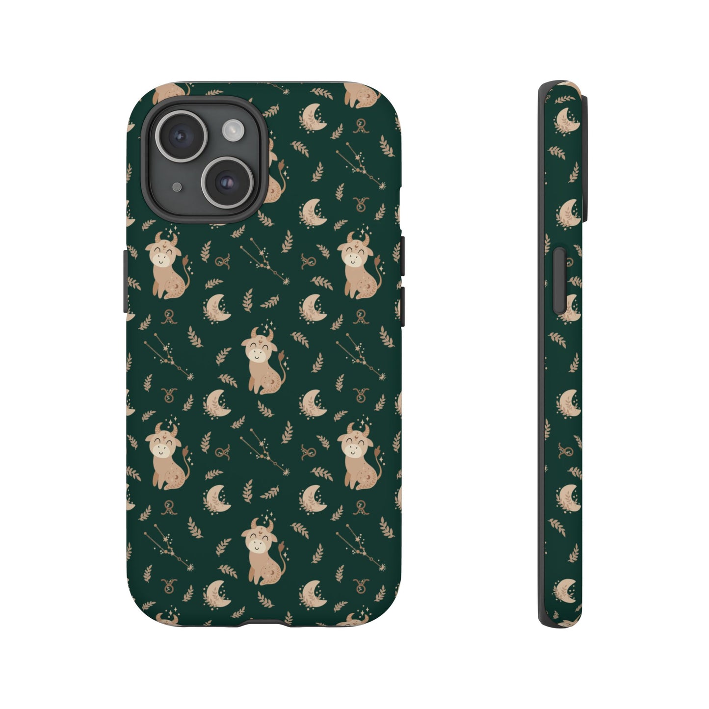 Peacock Green " Zodiac Taurus " Tough Phone Cases