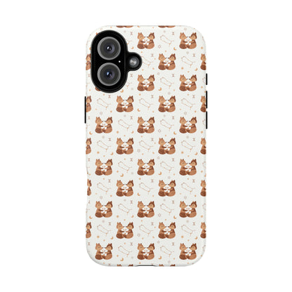Powder White " Zodiac Gemini " Tough Phone Cases