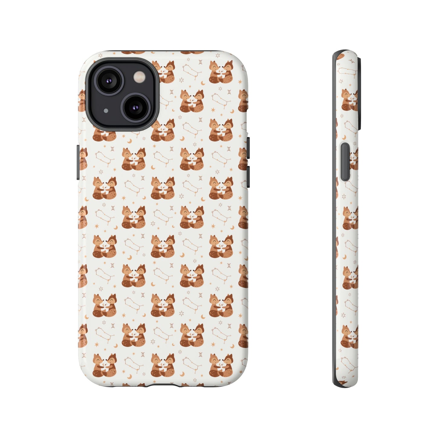 Powder White " Zodiac Gemini " Tough Phone Cases