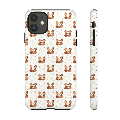 Powder White " Zodiac Gemini " Tough Phone Cases