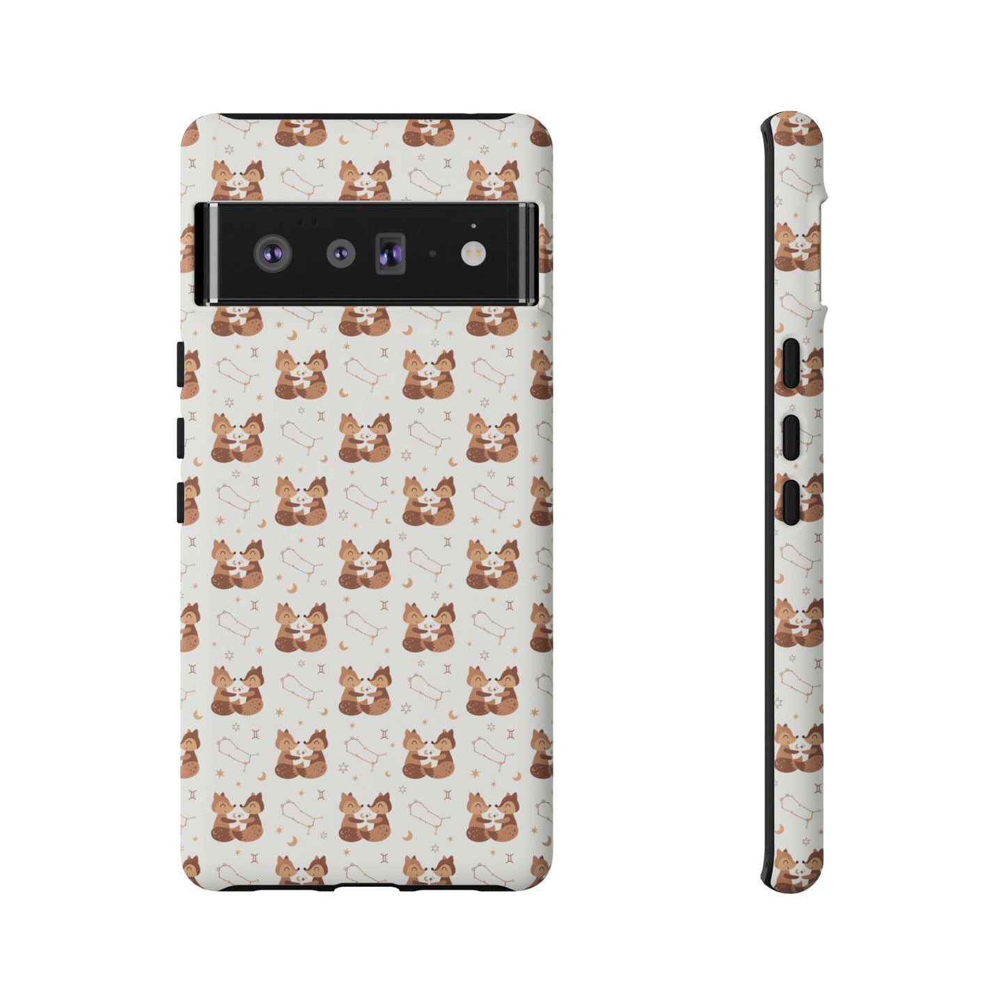 Powder White " Zodiac Gemini " Tough Phone Cases