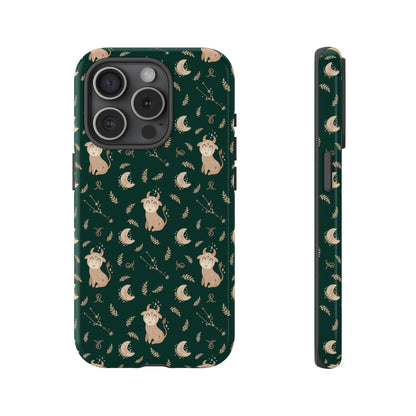 Peacock Green " Zodiac Taurus " Tough Phone Cases