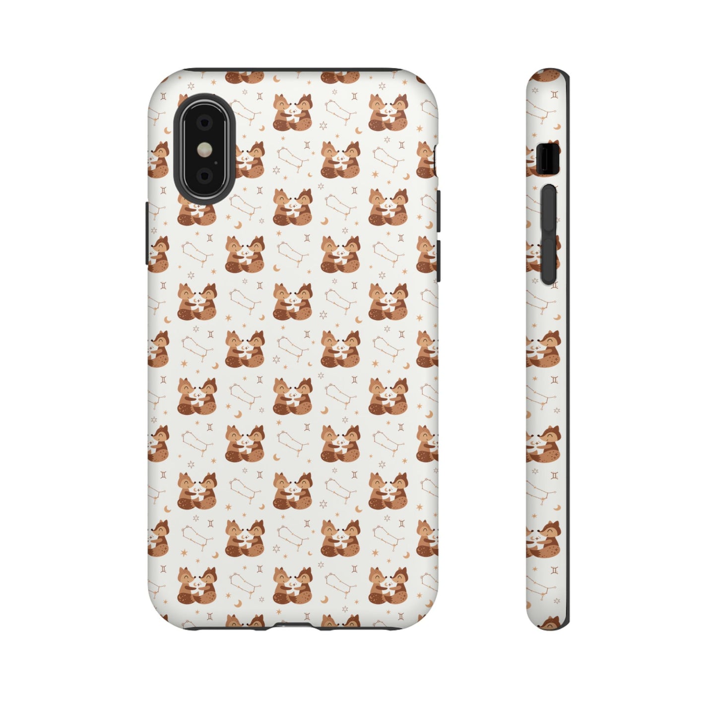 Powder White " Zodiac Gemini " Tough Phone Cases