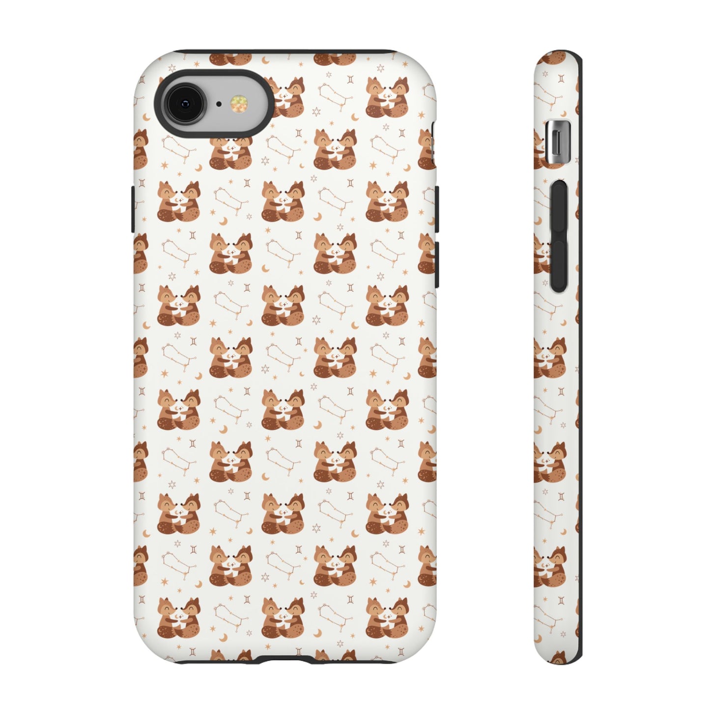 Powder White " Zodiac Gemini " Tough Phone Cases