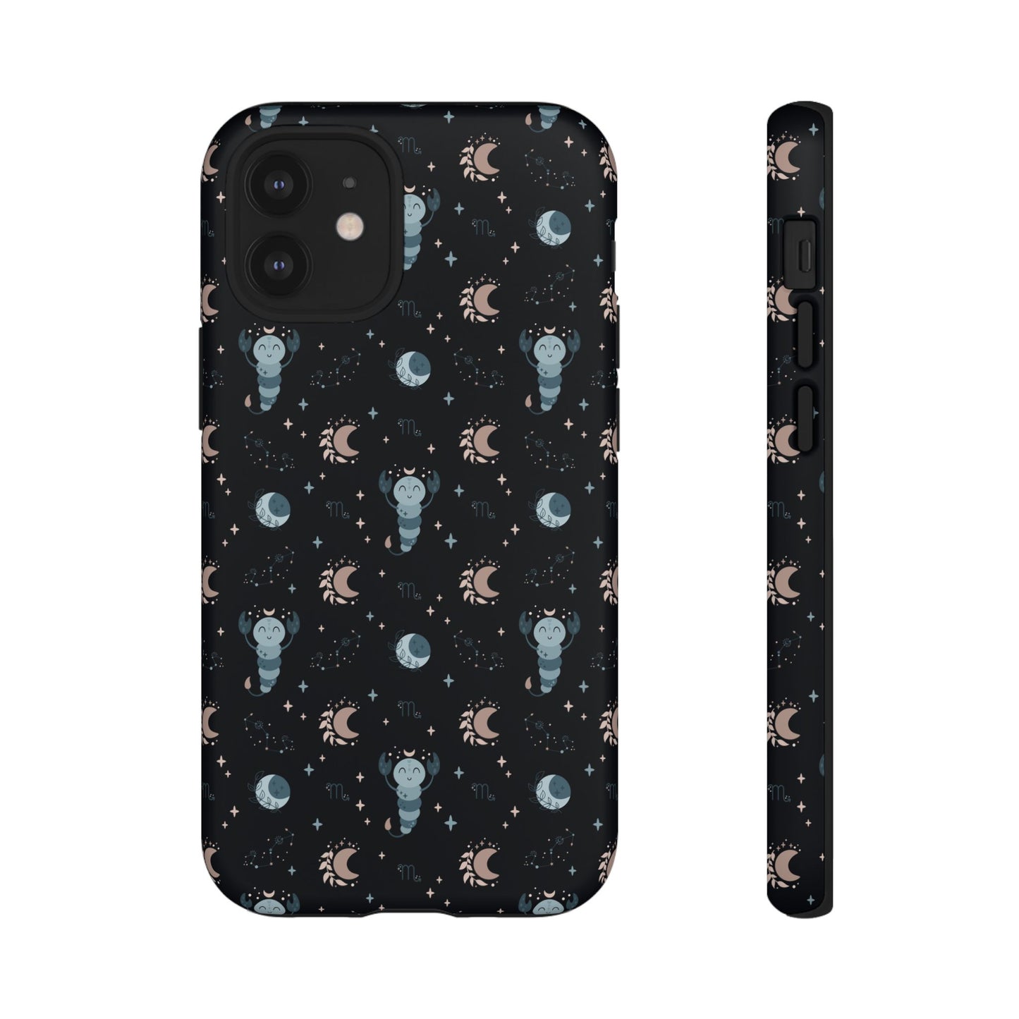 Black " Zodiac Scorpio " Tough Phone Cases