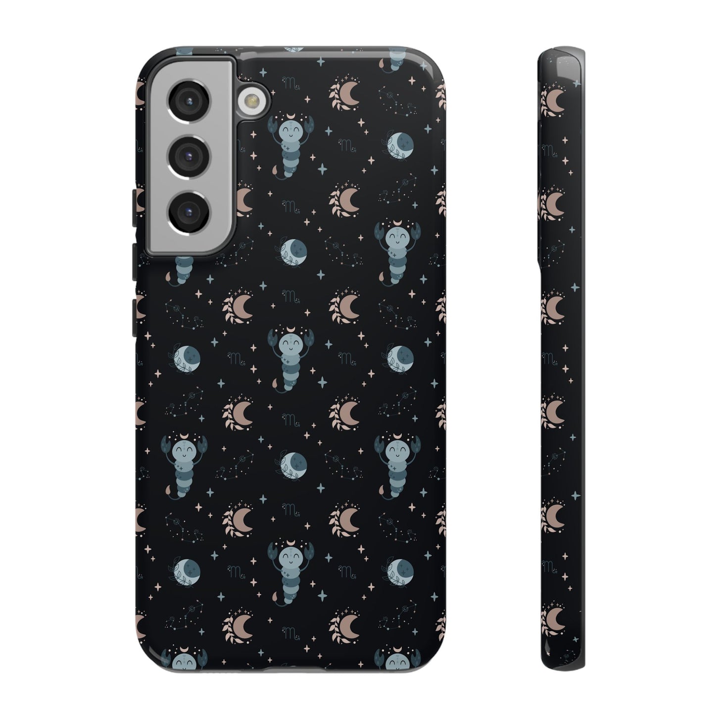 Black " Zodiac Scorpio " Tough Phone Cases