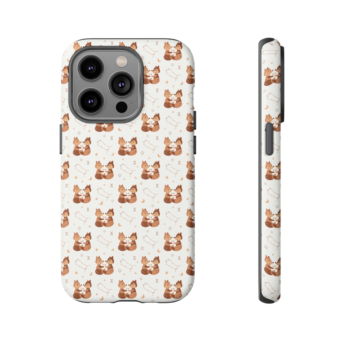 Powder White " Zodiac Gemini " Tough Phone Cases