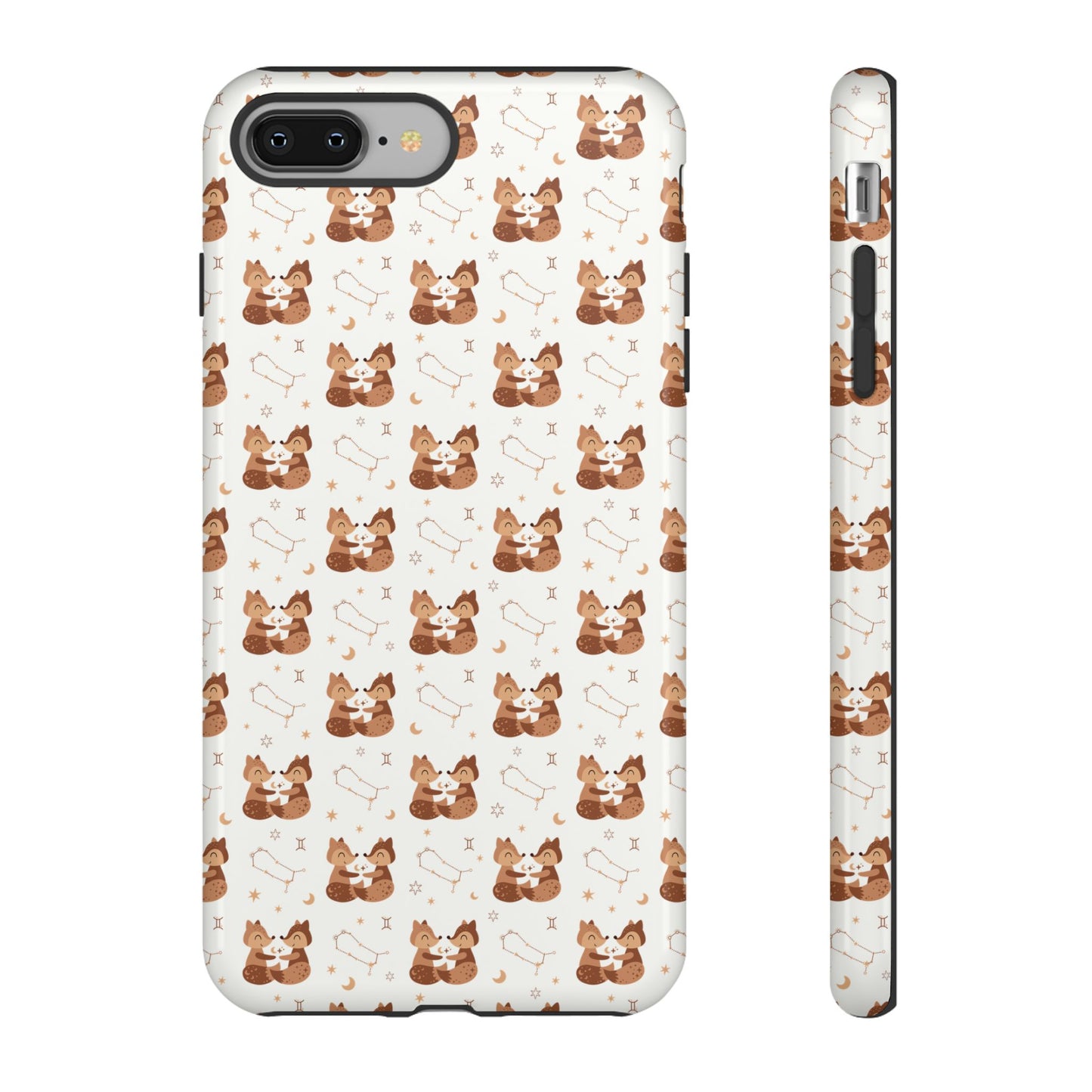 Powder White " Zodiac Gemini " Tough Phone Cases