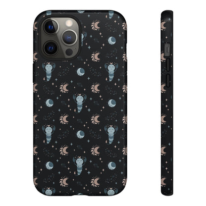 Black " Zodiac Scorpio " Tough Phone Cases