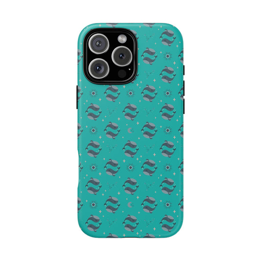 Shade Aquamarine  " Zodiac Pisces " Tough Phone Cases