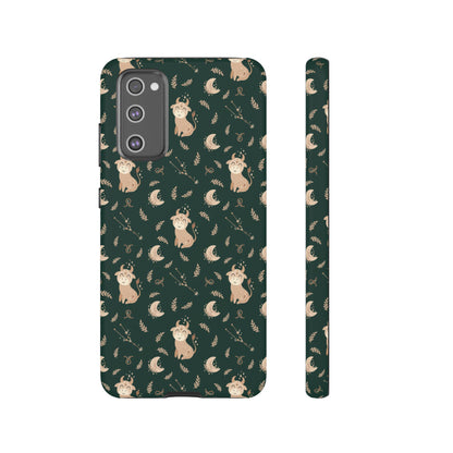 Peacock Green " Zodiac Taurus " Tough Phone Cases